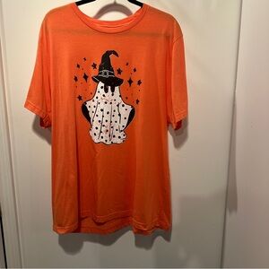 Bella Canvas Bright Orange Graphic Tee